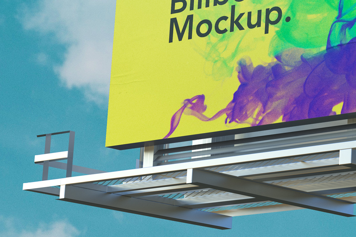 Advertising Psd Billboard Mockup | Psd Mock Up Templates | Pixeden