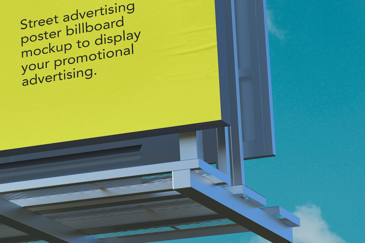 Advertising Psd Billboard Mockup | Psd Mock Up Templates | Pixeden
