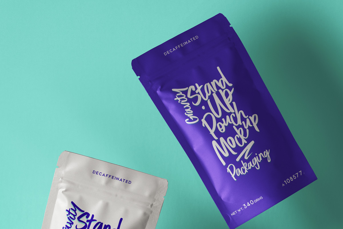 Stand-Up Psd Pouch Packaging Mockup | Psd Mock Up Templates | Pixeden