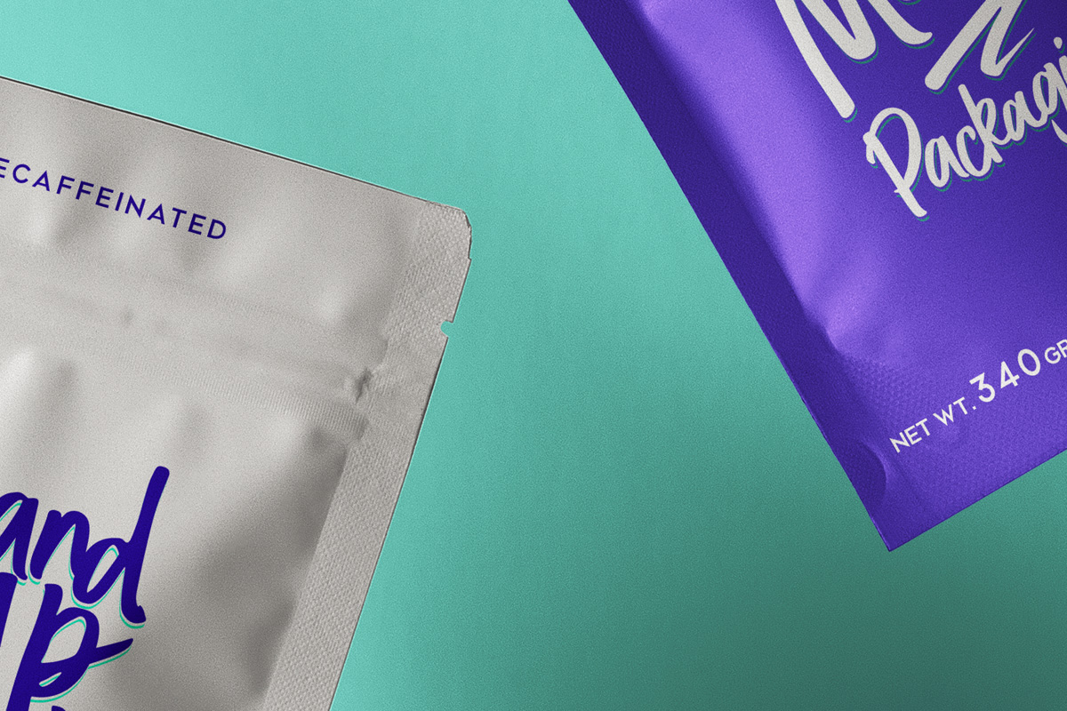 Download Colorful Pouch Packaging PSD Mockup Download Free ...