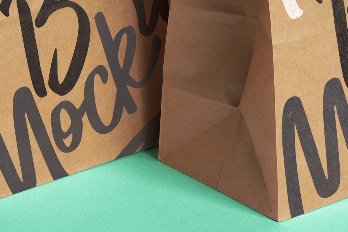 Download Psd Kraft Bag Packaging Mockup | Psd Mock Up Templates | Pixeden