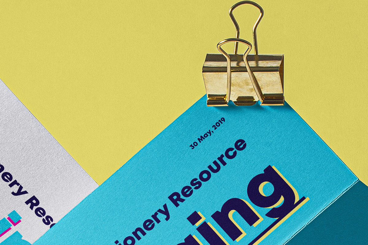 Psd Hanging Folded Paper Mockup | Psd Mock Up Templates | Pixeden