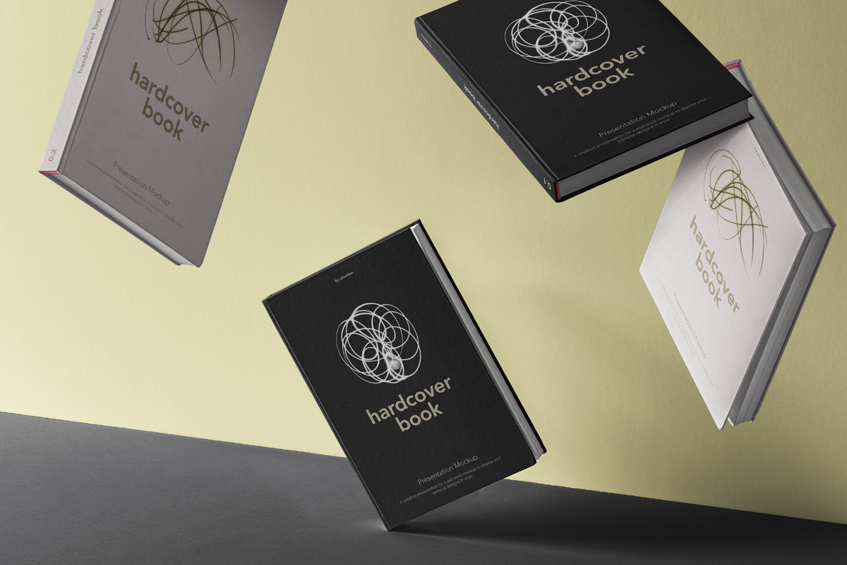 Download Gravity Hardcover Psd Book Mockup Psd Mock Up Templates Pixeden