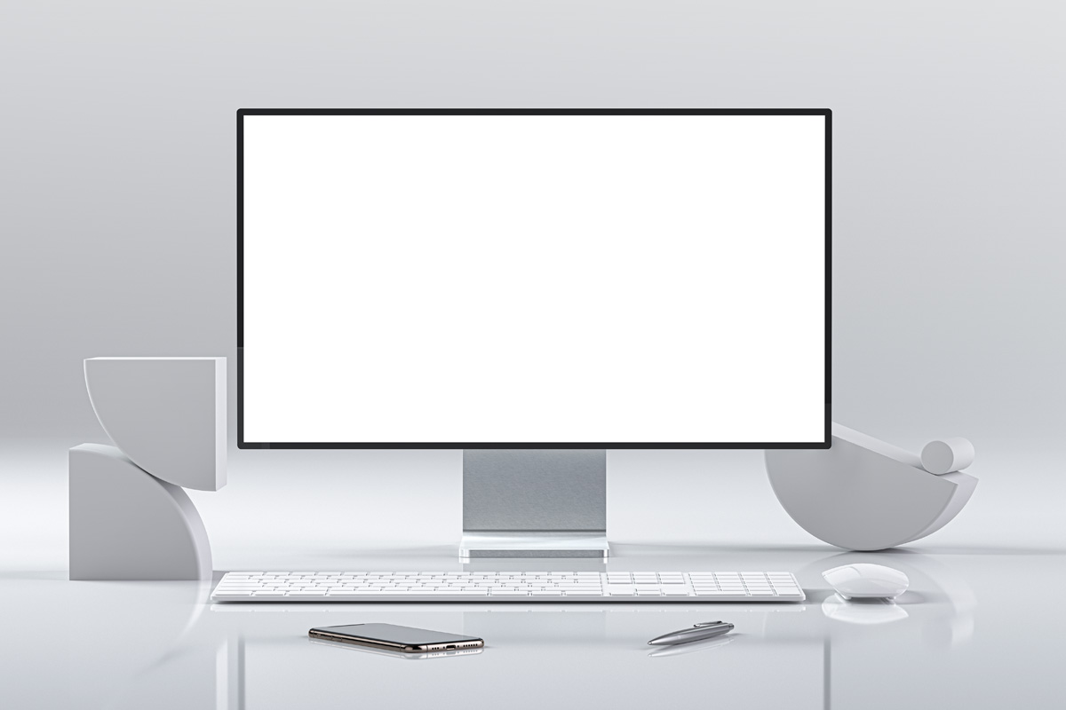 Download Psd Pro Display Mockup UI Scene | Psd Mock Up Templates | Pixeden