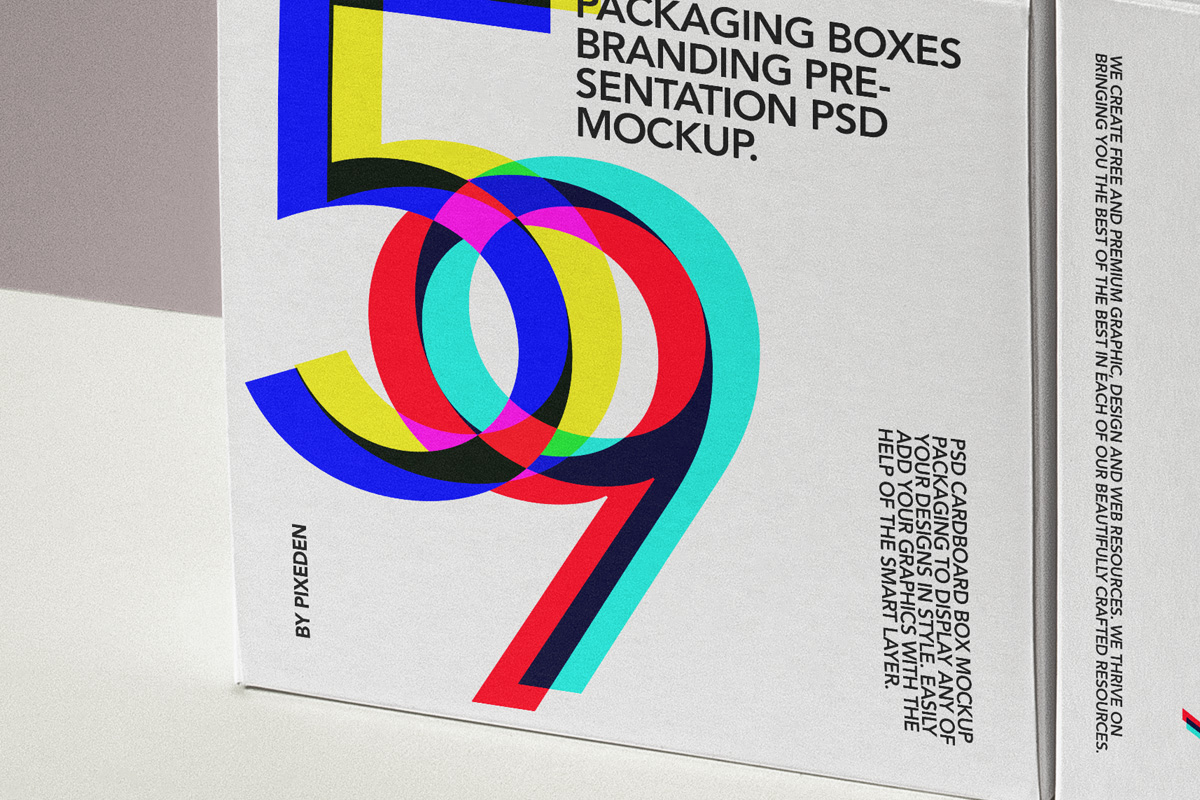 Download Psd Box Packaging Mockup Set | Psd Mock Up Templates | Pixeden