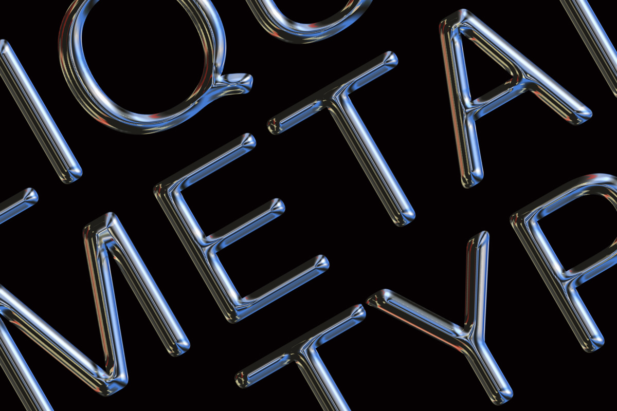 Liquid Metal Font