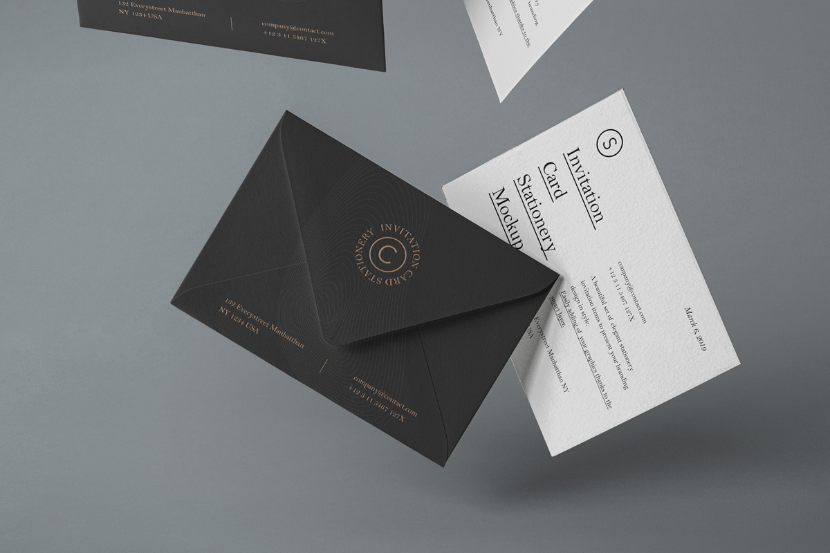 pixeden invitation mockup