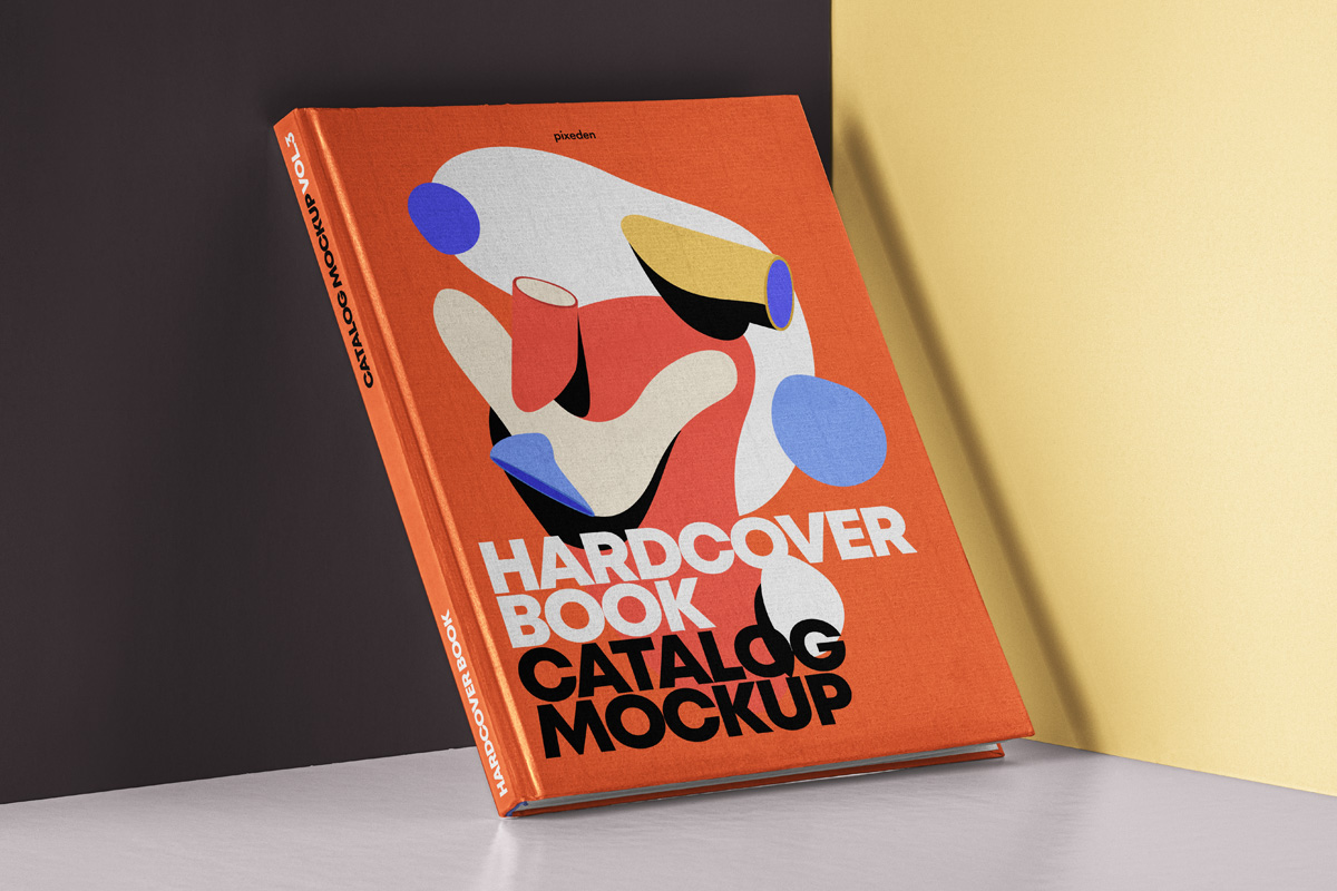 Pixeden Hardcover book mockup