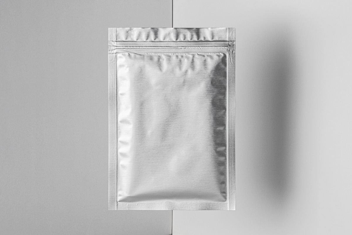 Flat Psd Pouch Packaging Mockup - Over Mockups