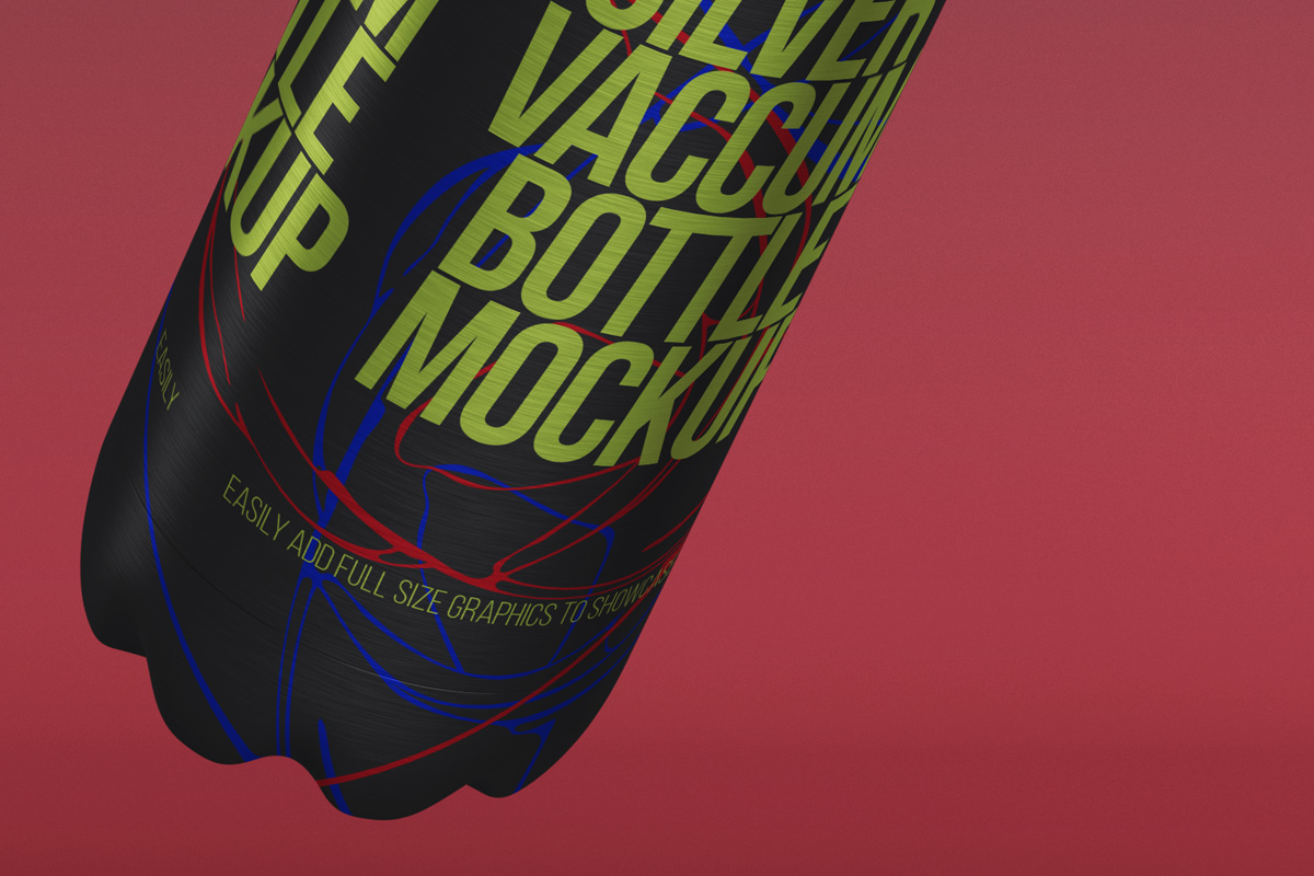 Download Metal Psd Vacuum Bottle Mockup 2 | Psd Mock Up Templates ...