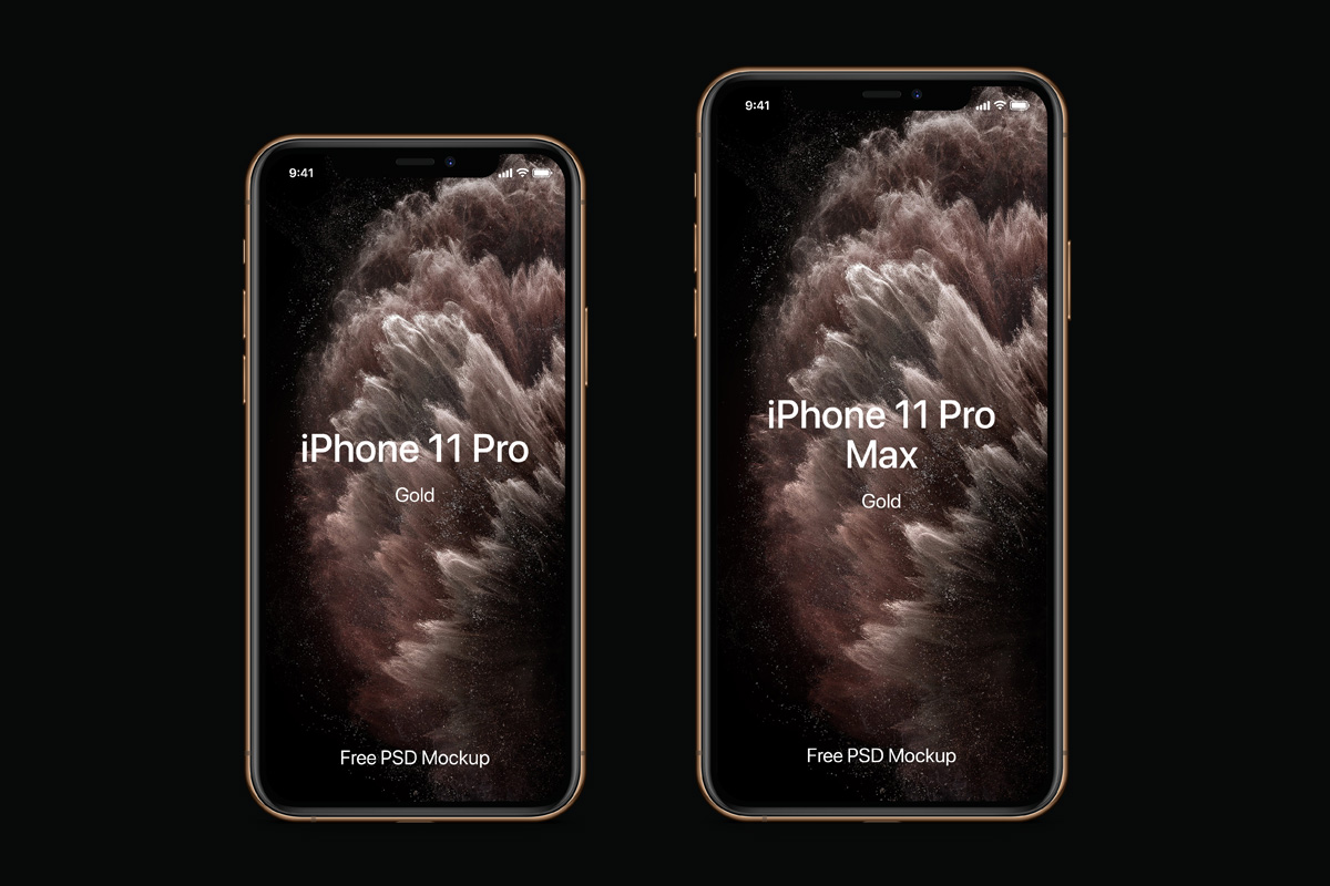 Download Psd iPhone 11 Pro Mockup Set | Psd Mock Up Templates | Pixeden