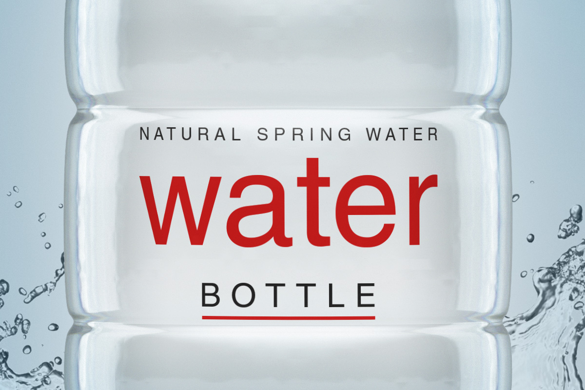 Download Plastic Psd Water Bottle Mockup | Psd Mock Up Templates | Pixeden