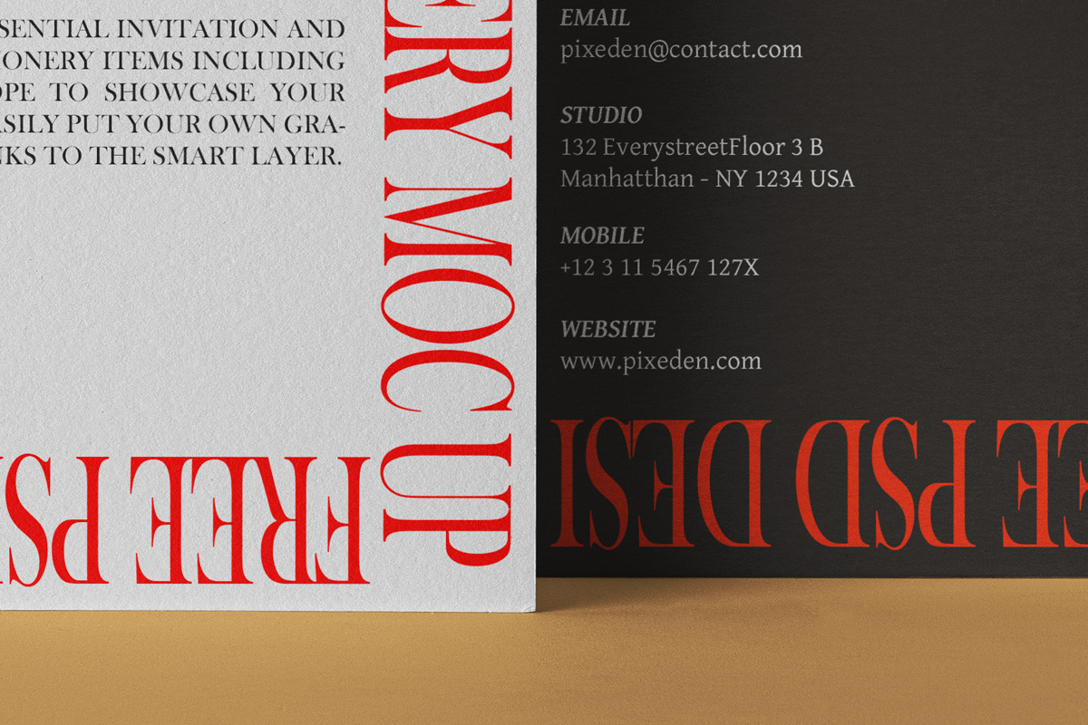 Download Classic Psd Mailing Mockup Set Psd Mock Up Templates Pixeden