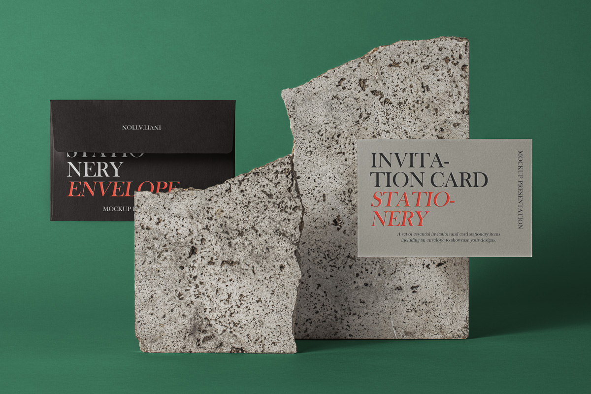 Download Psd Invitation Mockup Set Psd Mock Up Templates Pixeden