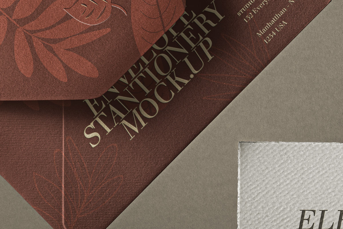 Vintage Psd Invitation Mockup Psd Mock Up Templates