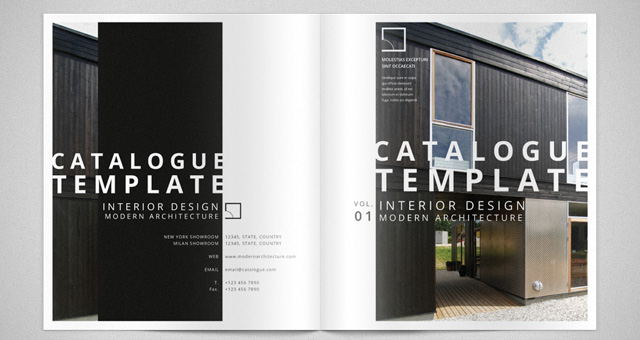 Modern Catalog Magazine Template | Catalog Templates | Pixeden