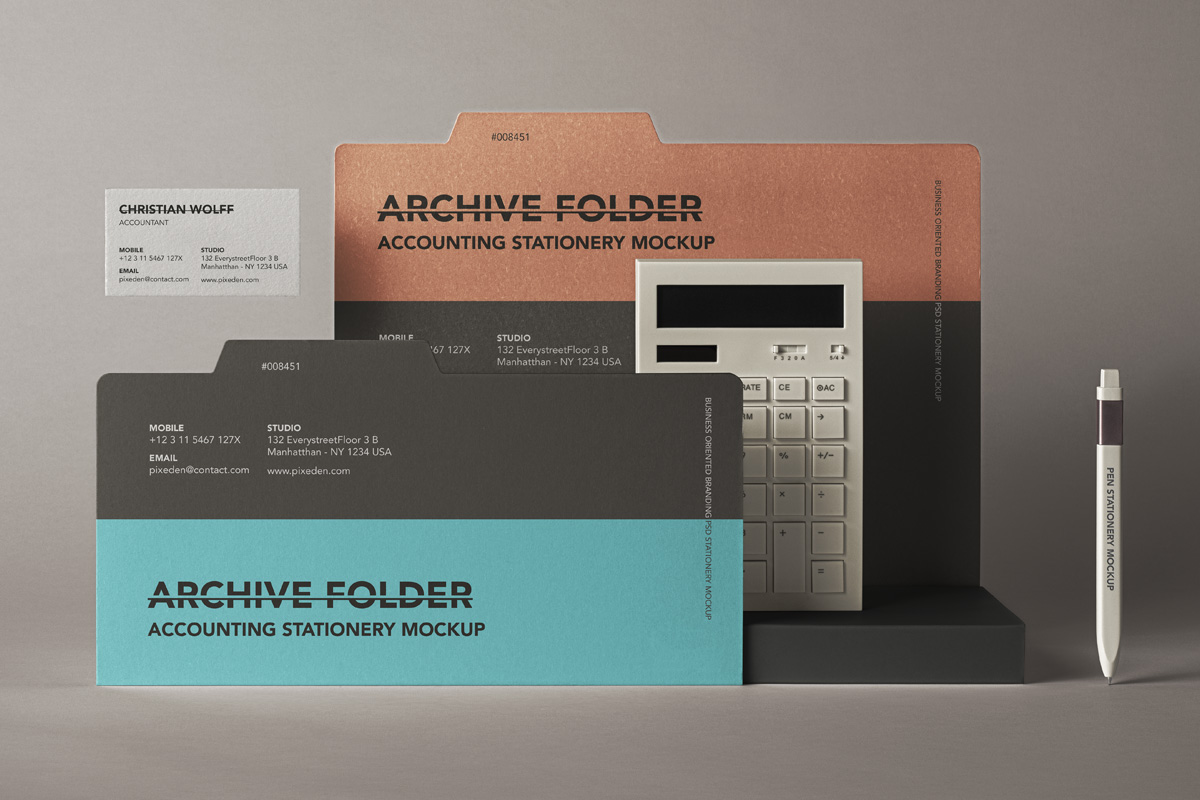 Download Stationery Psd Folder Mockup Psd Mock Up Templates Pixeden PSD Mockup Templates
