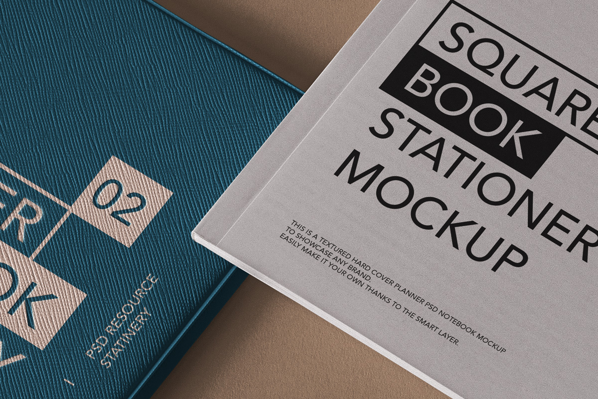 Download Planner Psd NoteBook Mockup Vol2 | Psd Mock Up Templates | Pixeden