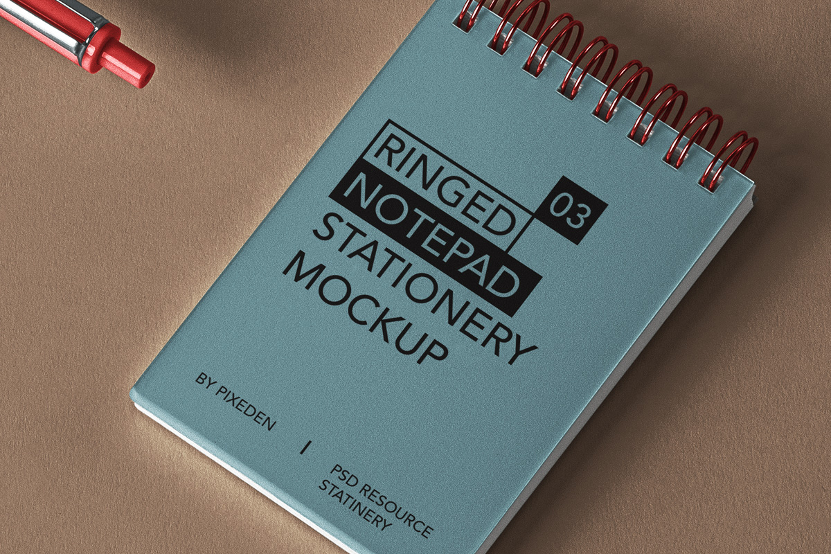 Download Planner Psd NoteBook Mockup Vol2 | Psd Mock Up Templates | Pixeden