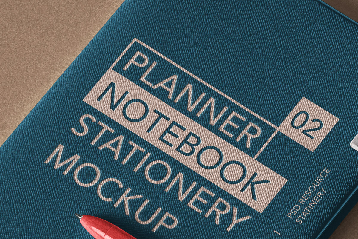 Download Planner Psd NoteBook Mockup Vol2 | Psd Mock Up Templates ...