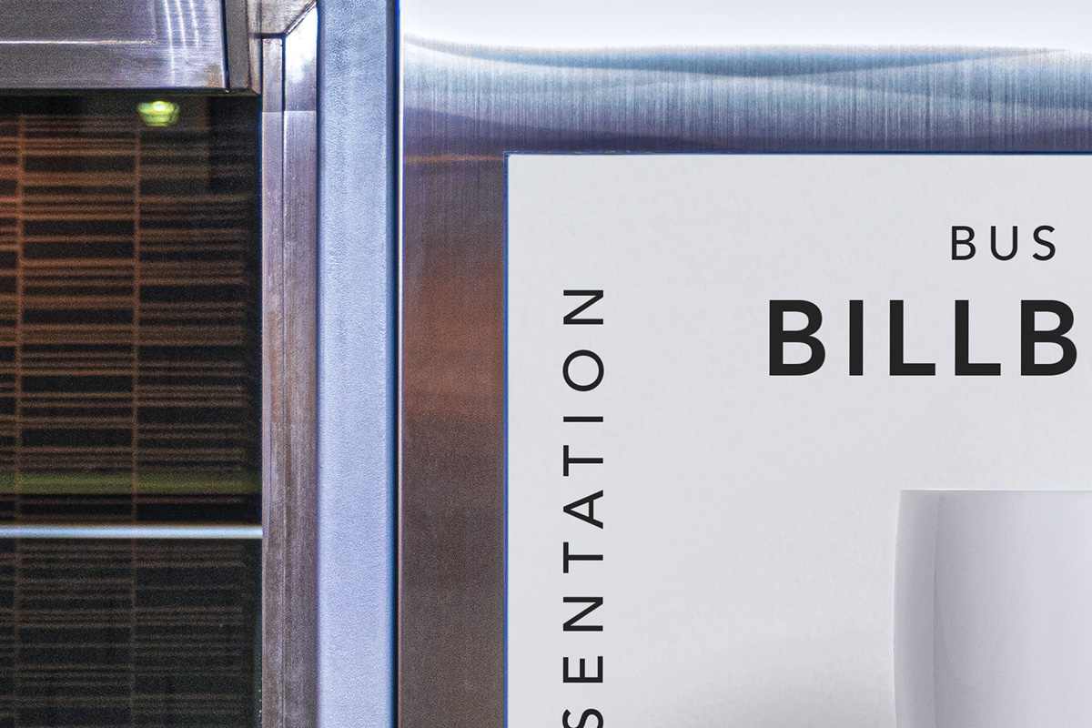 Bus Stop Psd Billboard Mockup | Psd Mock Up Templates ...