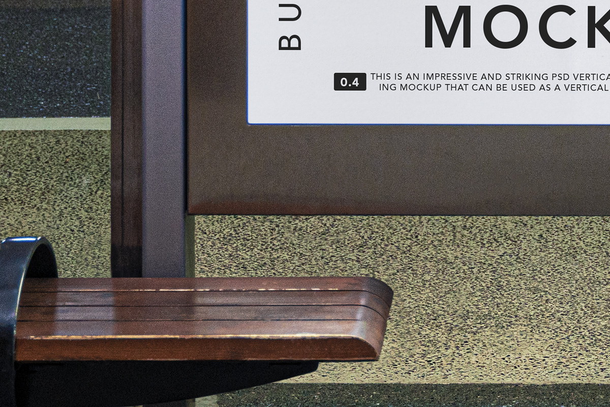 Download Bus Stop Psd Billboard Mockup | Psd Mock Up Templates ...