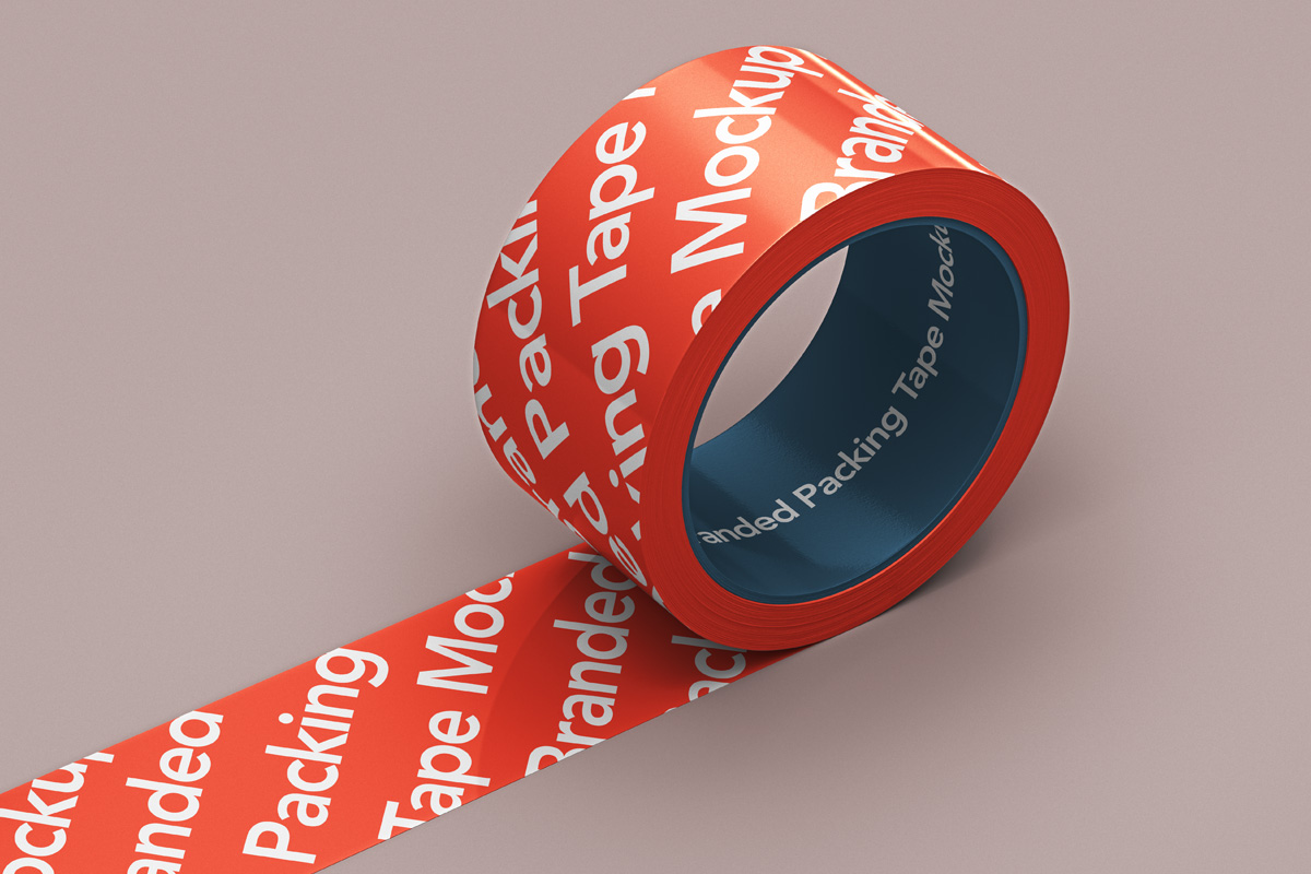 Download Branded Psd Packing Tape Mockup 2 | Psd Mock Up Templates ...