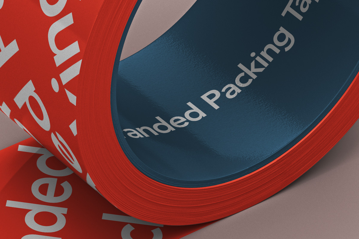 Download Branded Psd Packing Tape Mockup 2 Psd Mock Up Templates Pixeden PSD Mockup Templates