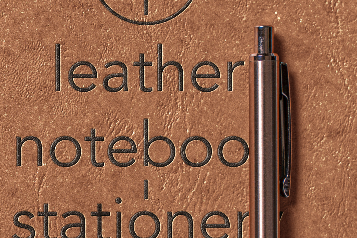 Download Leather Cover Psd Notebook Mockup Set | Psd Mock Up Templates | Pixeden