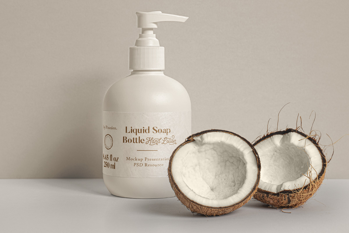 Download Liquid Soap Bottle Presentation Mockup Psd Mock Up Templates Pixeden