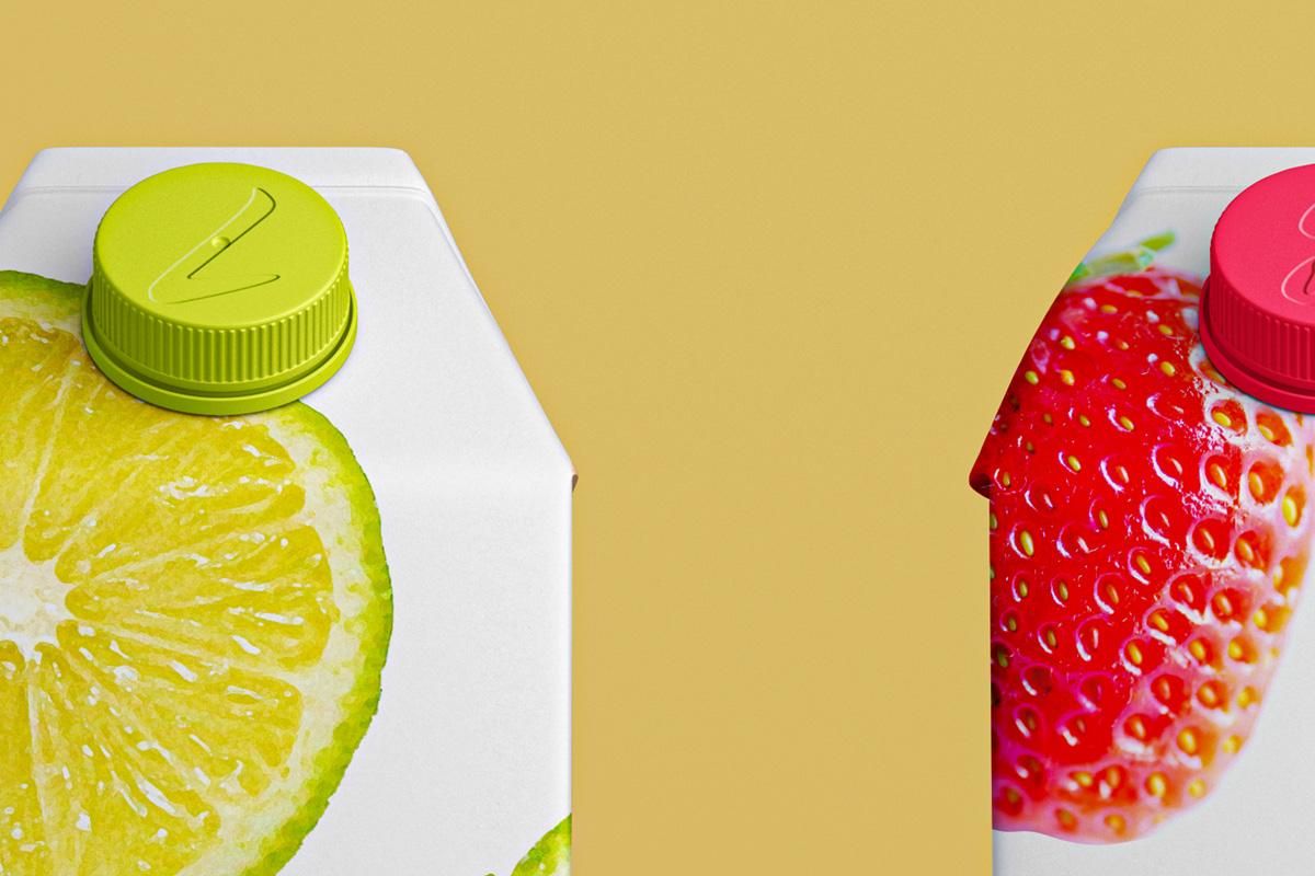 Download Matte Juice Carton Package Mockup