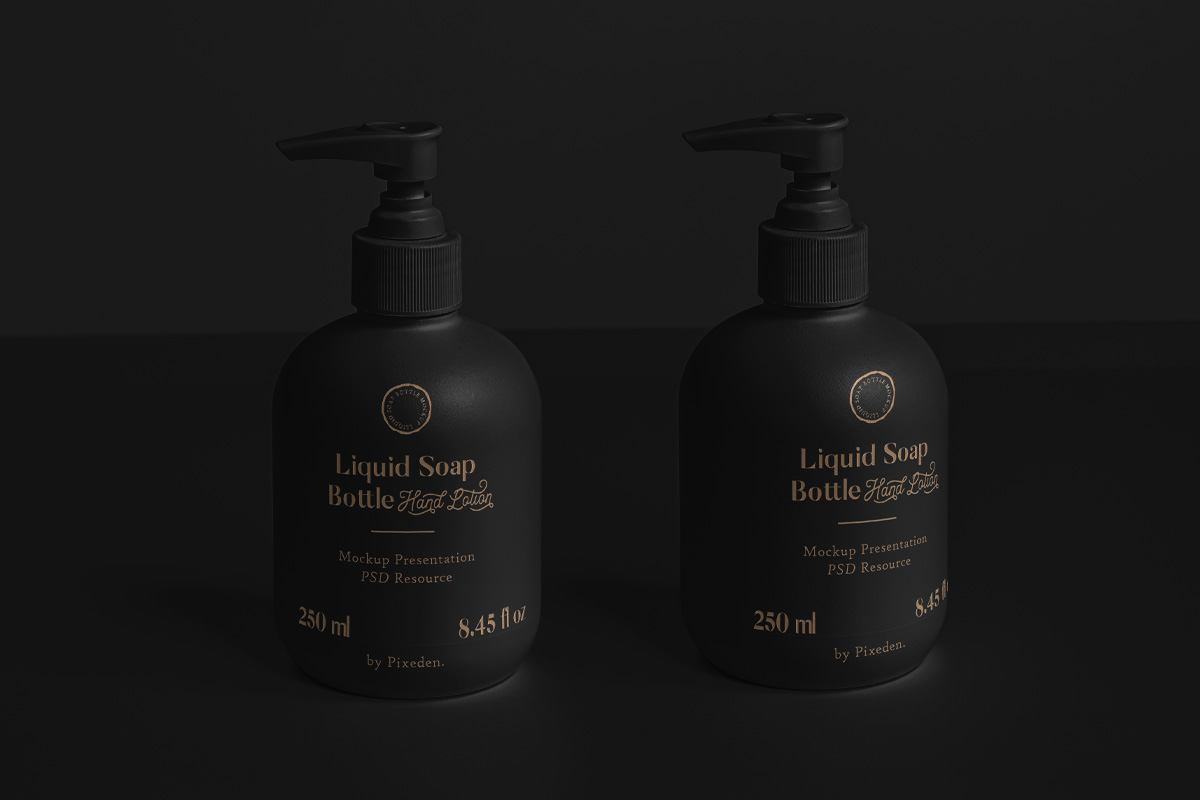 Liquid Soap Bottle Mockup Vol2 Psd Mock Up Templates