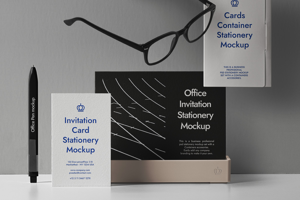 Download Psd Office Stationery Mockup Set Psd Mock Up Templates Pixeden PSD Mockup Templates