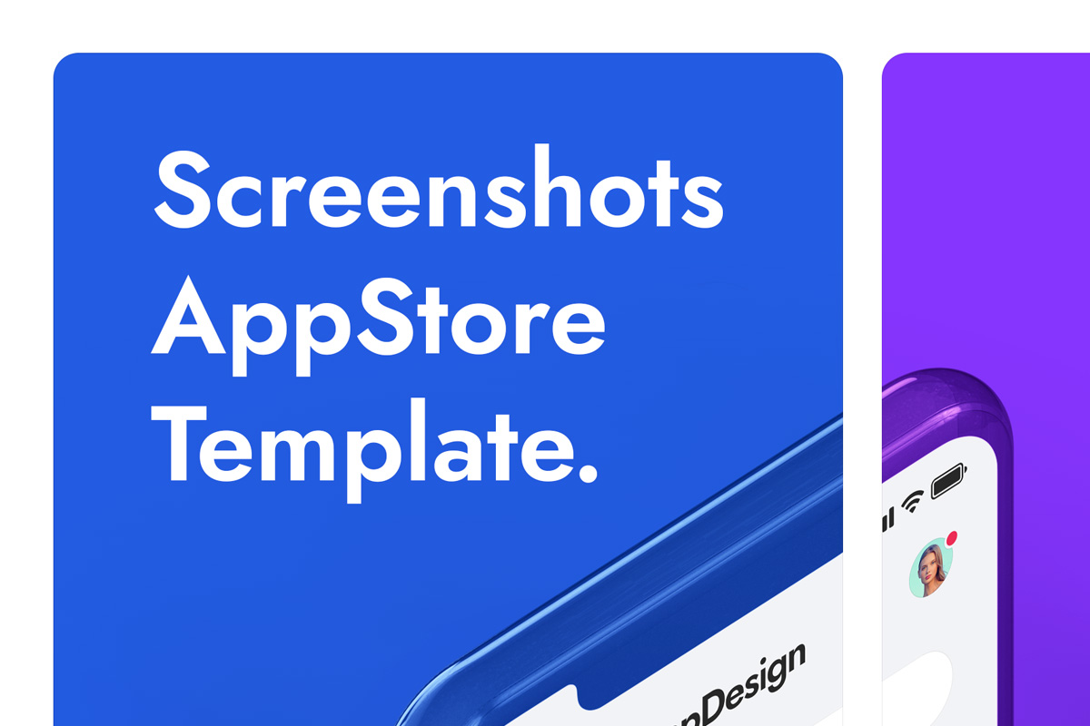 Psd App Store Screenshot Template Mobile Apps Pixeden