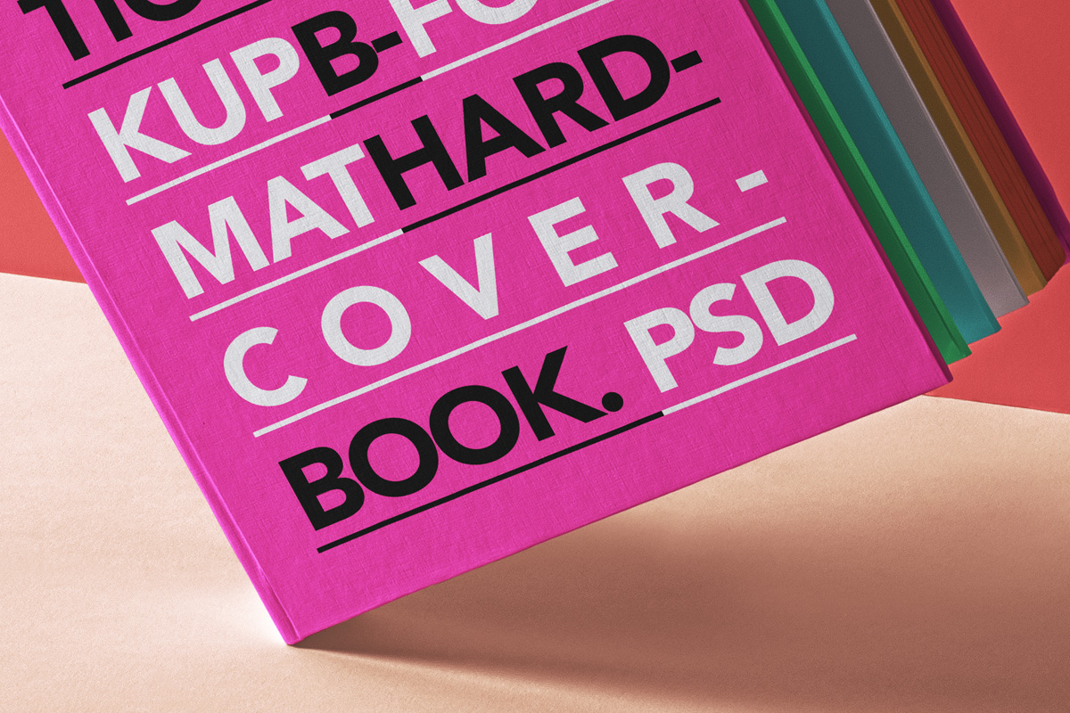 Hardcover Psd Book Mockup Presentation Psd Mock Up Templates Pixeden