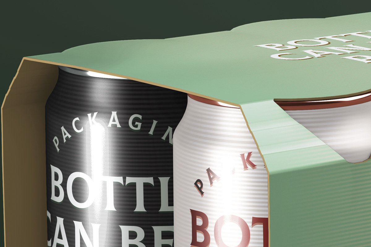 Psd Mockup Beer Can Packaging Psd Mock Up Templates Pixeden