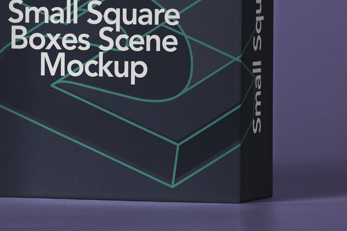 Download Small Psd Square Box Mockup Set | Psd Mock Up Templates ...