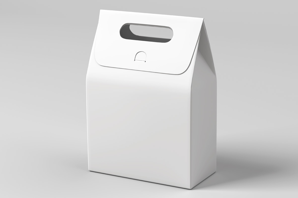 Takeaway Psd Handle Box Packaging | Psd Mock Up Templates | Pixeden