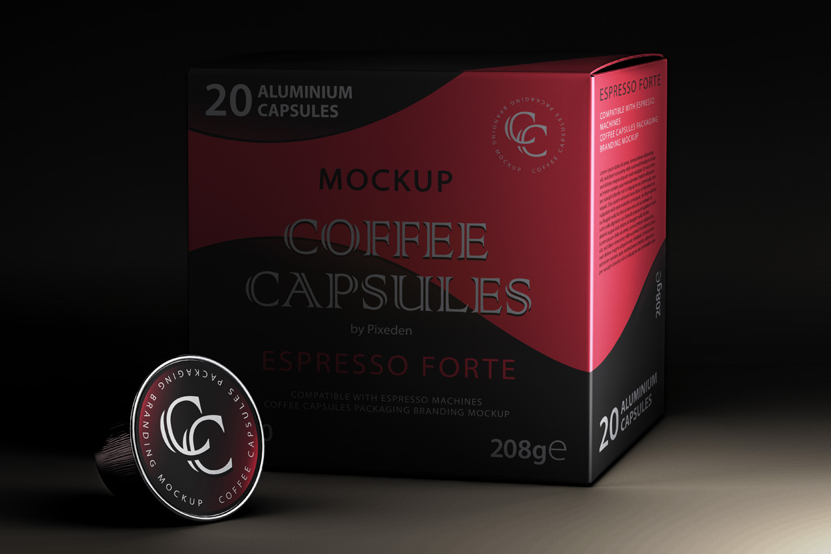 Download Coffee Pods Psd Packaging Mockup | Psd Mock Up Templates ...