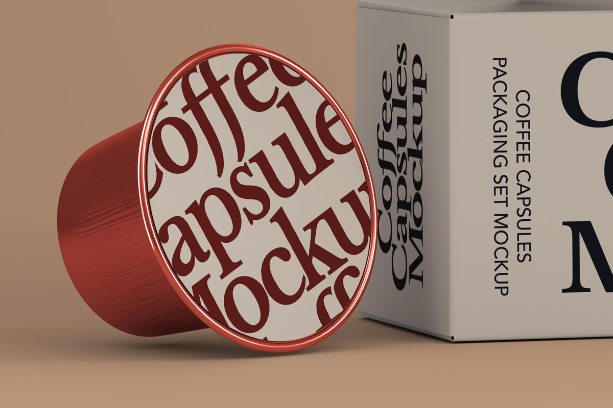 Download Coffee Pods Psd Packaging Mockup Vol3 Psd Mock Up Templates Pixeden