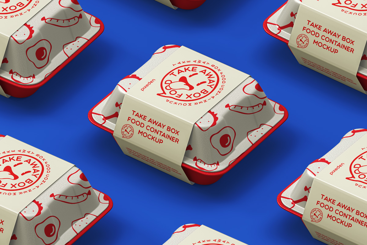 Download Food Psd Take Away Box Mockup Psd Mock Up Templates Pixeden