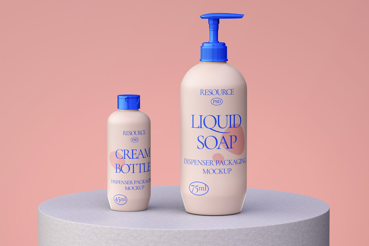 Psd Cosmetic Set Scene Mockup 2 | Psd Mock Up Templates ...