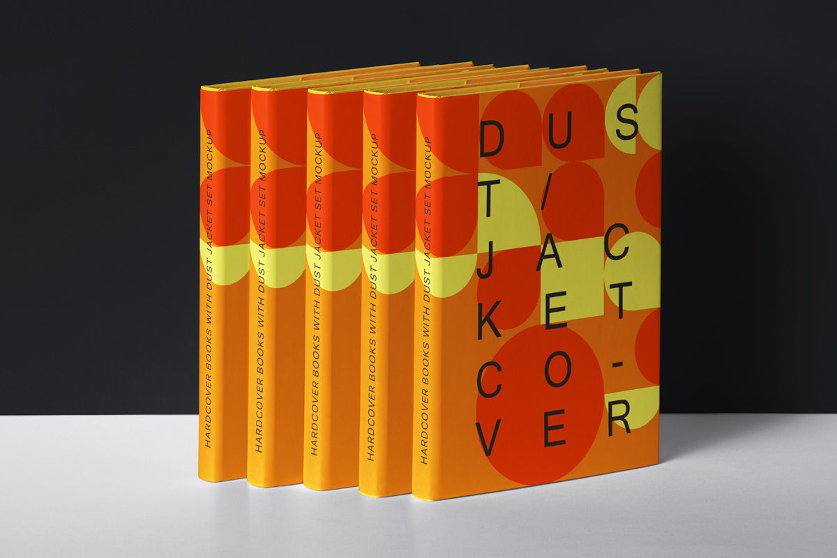 Download Hardcover Jacket Psd Book Mockup | Psd Mock Up Templates | Pixeden