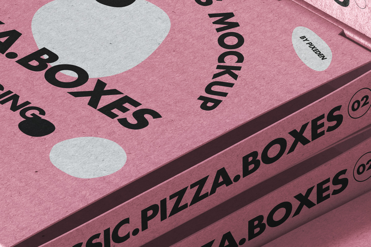 Free Classic Open Pizza Box Mockup in PSD  Pizza box design, Packaging  design, Pizza boxes