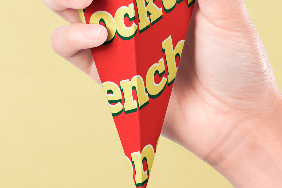 Psd French Fries Paper Cone Mockup | Psd Mock Up Templates | Pixeden