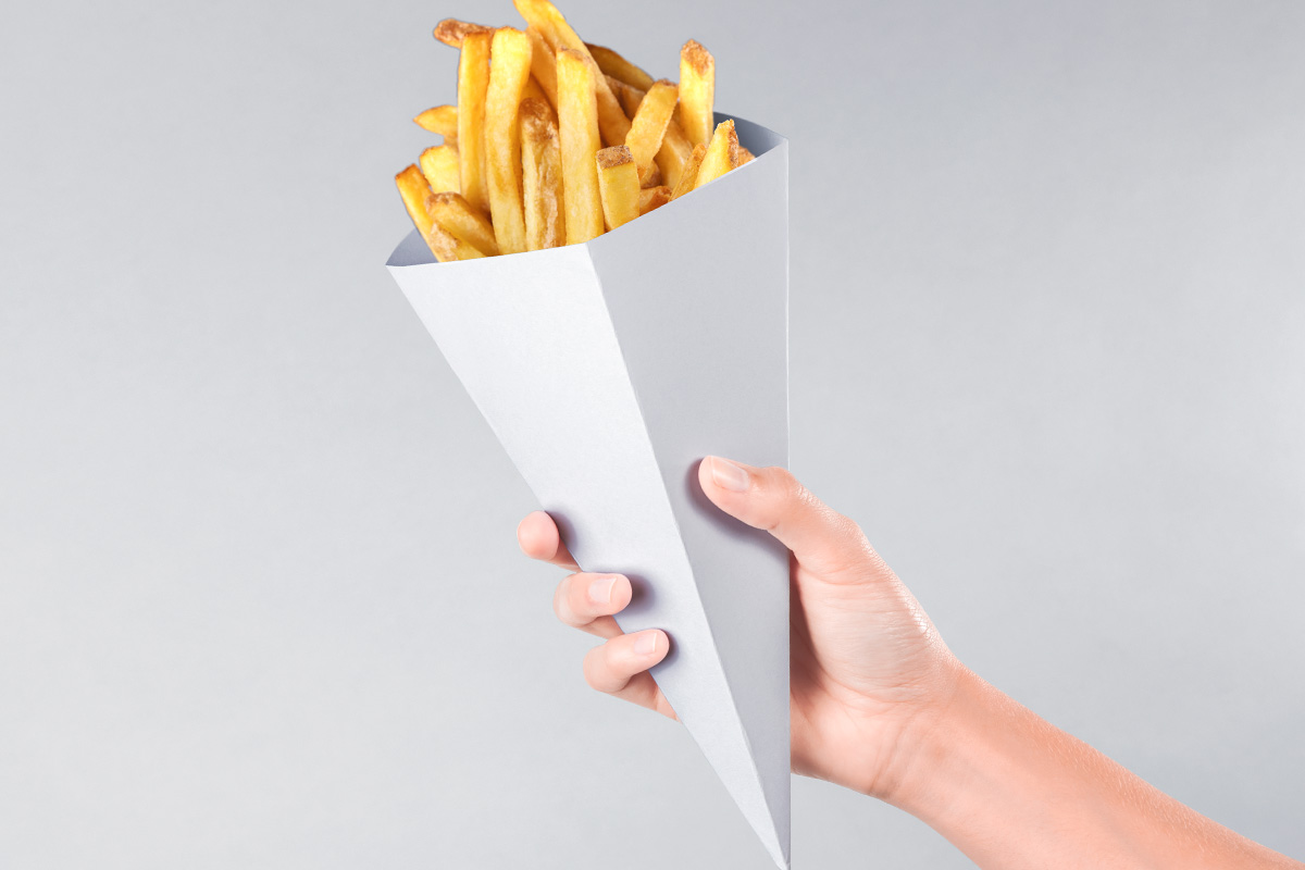 3927+ Paper Cone Mockup