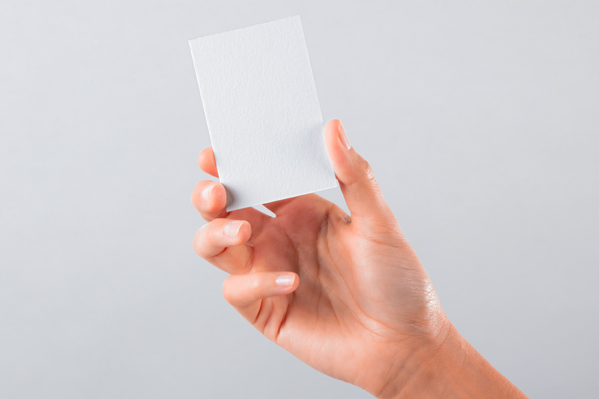 4002+ Vertical Business Card Mockup Psd