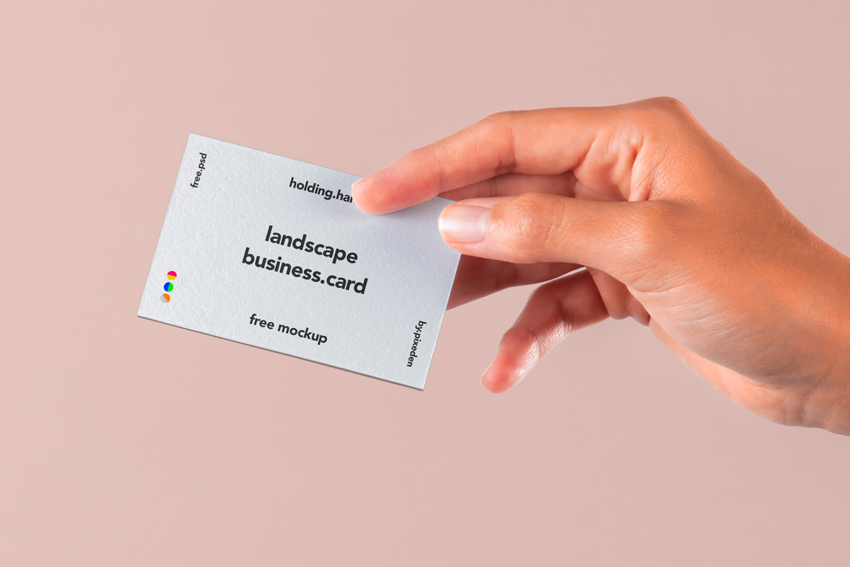 business card mockup template