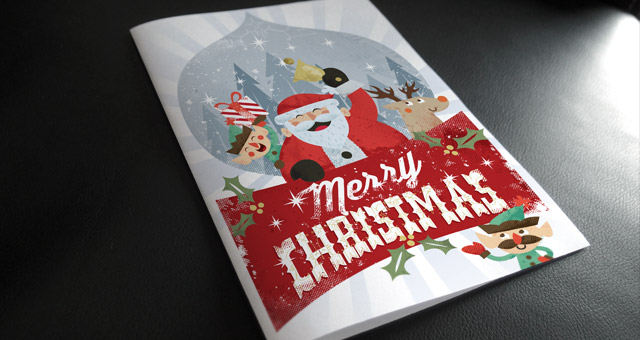 christmas card invitation template flyer templates pixeden