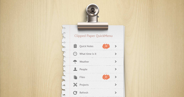 Download Psd Clipped Paper Menu Miscellaneous Pixeden PSD Mockup Templates